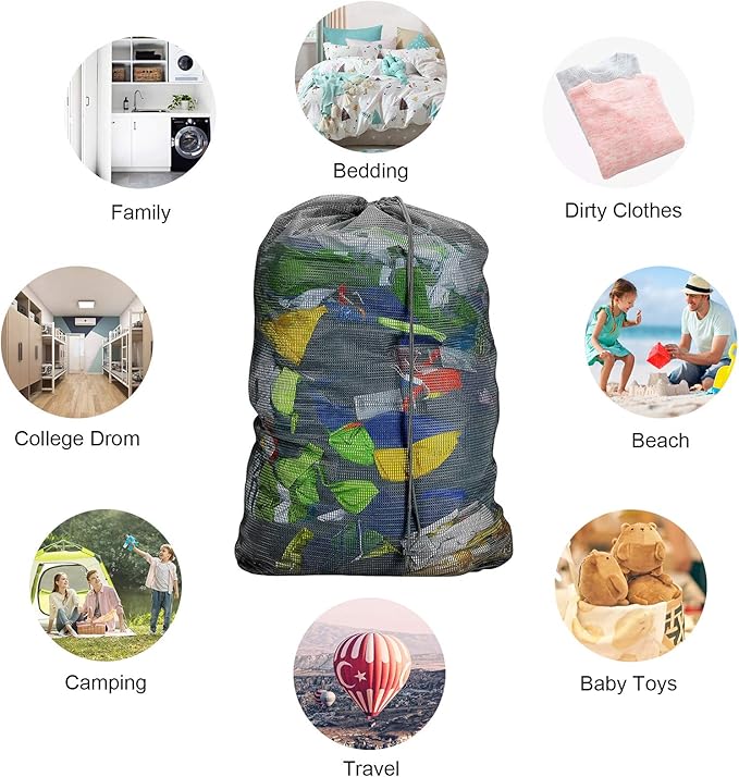 Dalykate Mesh Laundry Bags, Heavy Duty