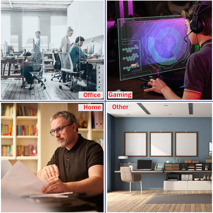 TEDNETGO Large Gaming Mouse Pad, Waterproof Extra Large Big Mouse Pad with Stitched Edge, XXL Non-Slip Black Computer Long Mousepad Desk Mat for Gamer, Office & Home, Black