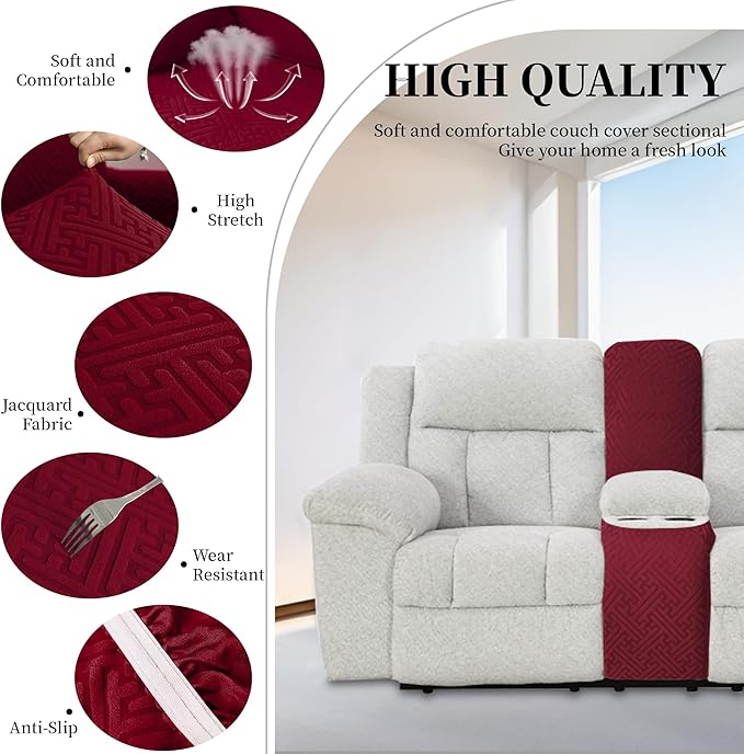 100% Waterproof Sectional Recliner Couch Covers