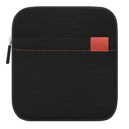 Lacdo Shockproof External CD DVD Hard Drive Sleeve Bag Pouch for Burner Player Writer Blu-Ray Apple USB SuperDrive, VersionTech/Asus/Dell/LG/HP Portable Protective Storage Carrying Case,Black