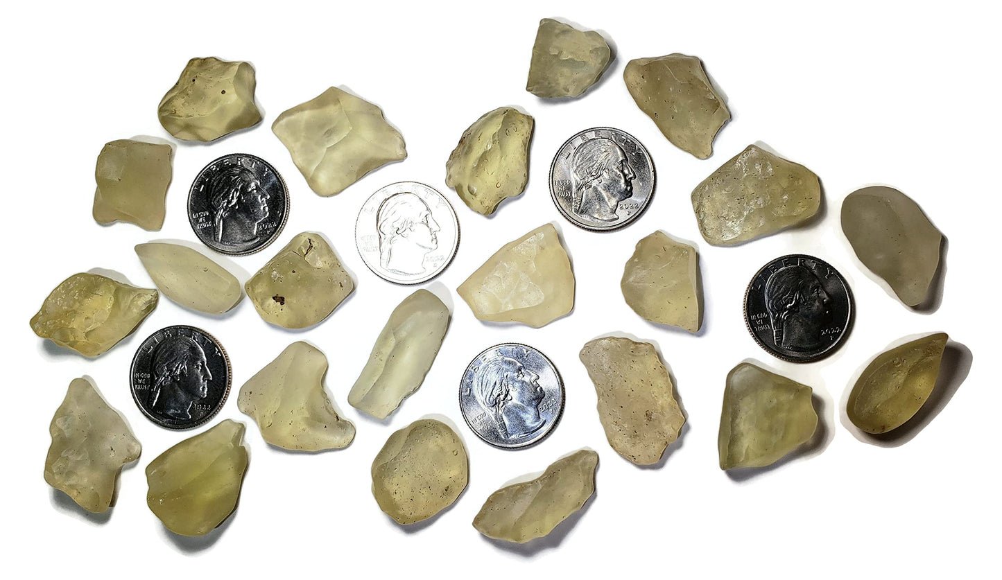1pc Libyan Desert Glass Gold Tektite 4.26-6.5 Grams Extremely Rare A-Grade Translucent Natural Specimen Found in Only One Location in the World
