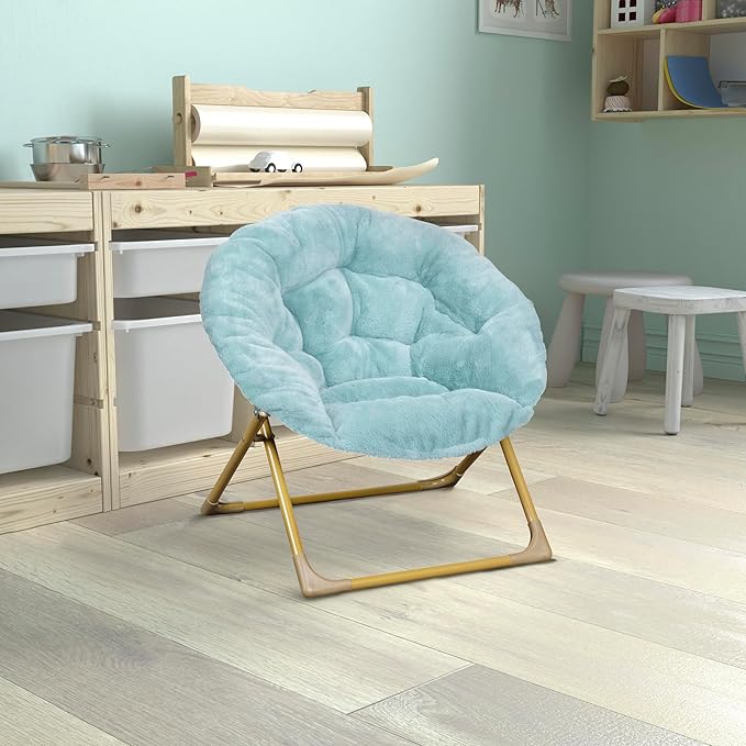 Flash Furniture Gwen Kids Cozy Mini Folding Saucer Chair