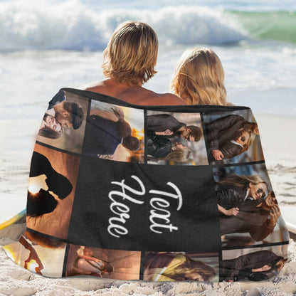 Custom Blanket with Picture Customized Thow Blankets Personalized Blanket Customizable Blanket Photo Blankets Customize Valentines Day Gifts for Her Him Girlfriend Boyfriend Wife Husband Mom Couple