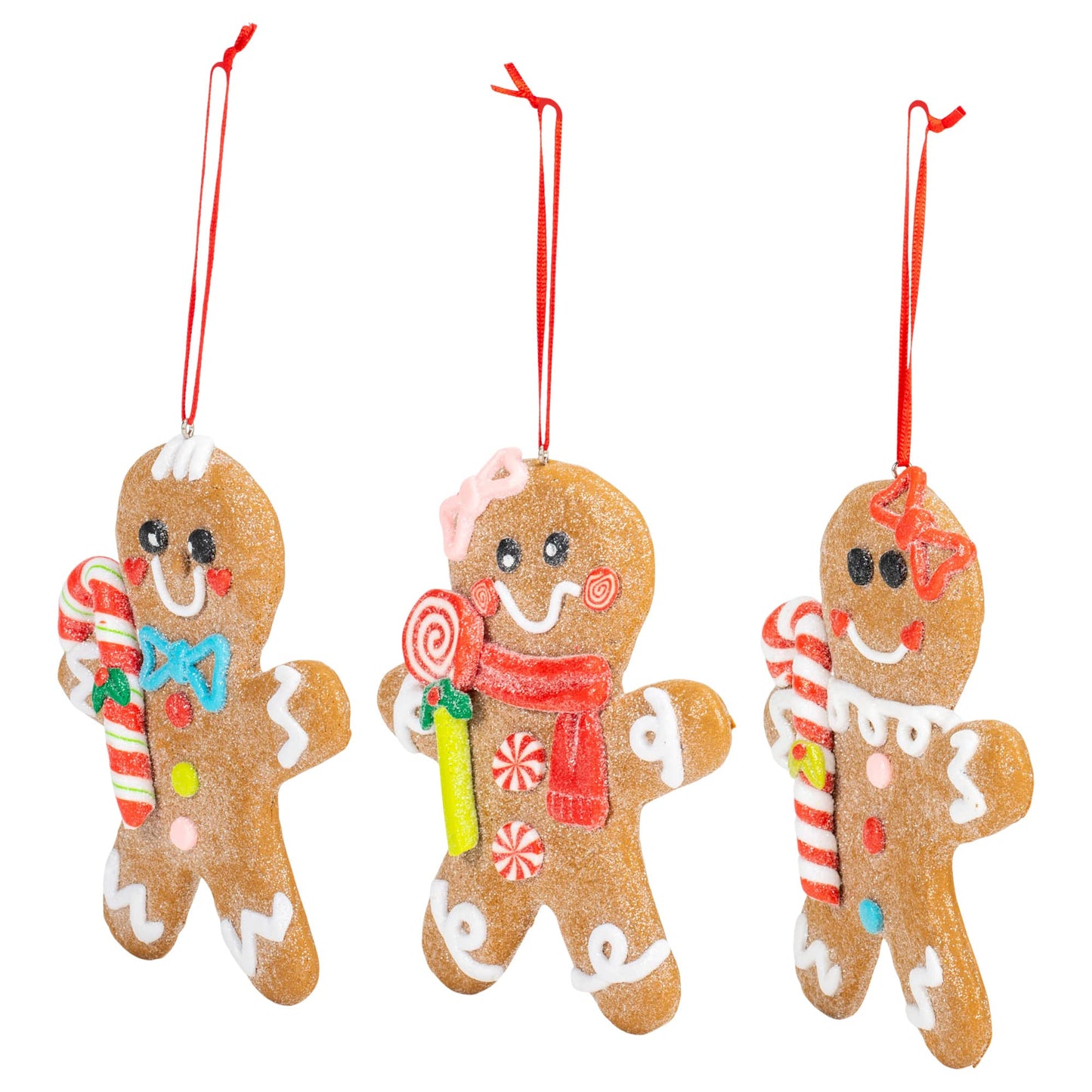 Gingerbread Man PVC Ornament by RAZ Imports, Inc