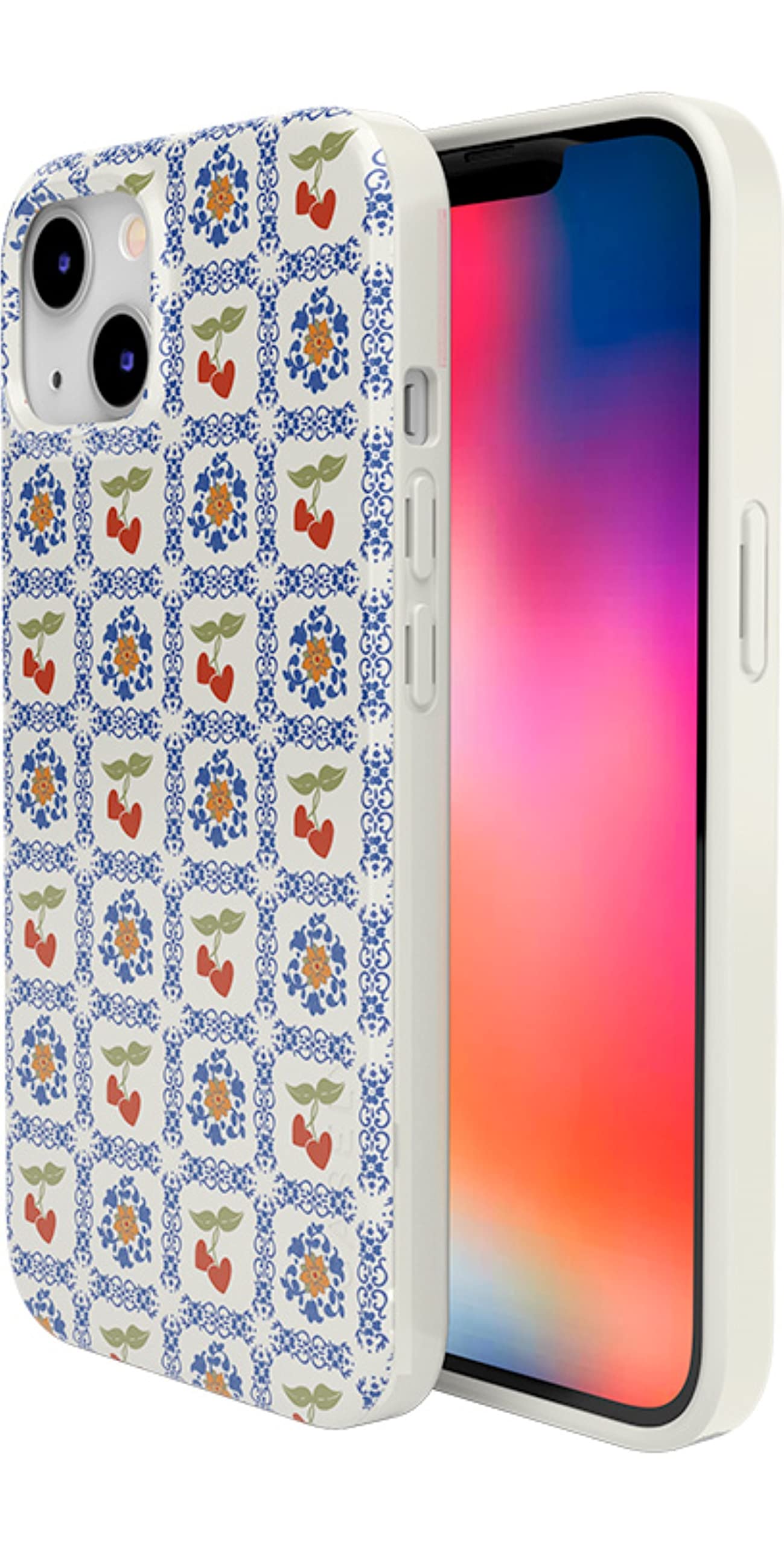 Casely iPhone 13 Case | Fit Check | Neutral Checkerboard | Compatible with MagSafe | Classic Ultra Slim Design