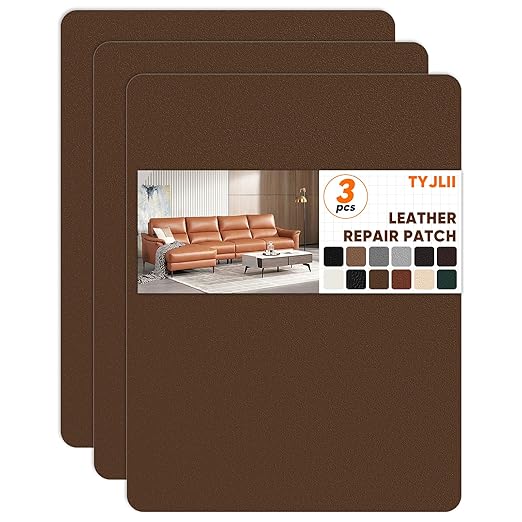 Leather Repair Patch Self Adhesive, 8.3″ x 11″ Vinyl Patch Kit, Leather Repair