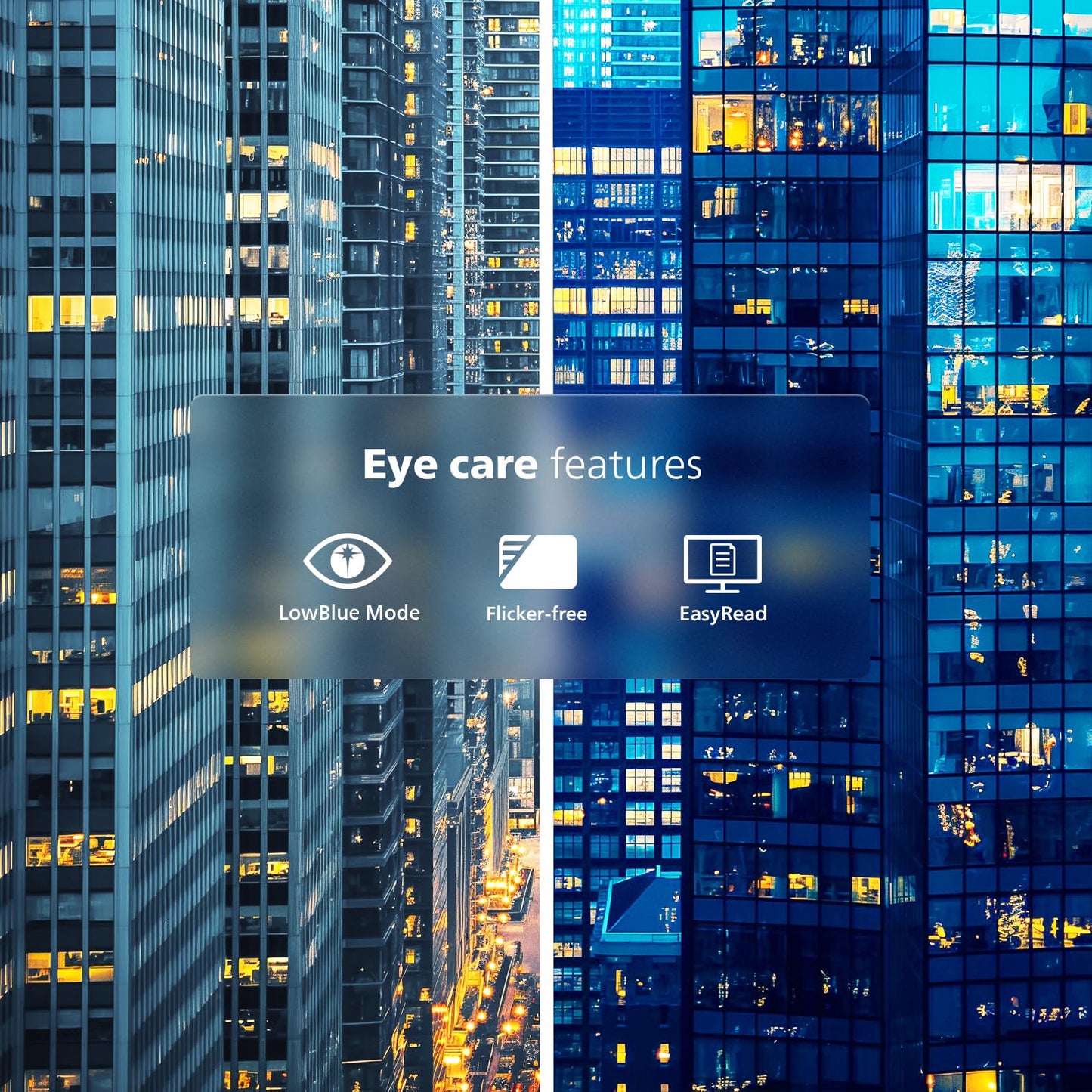 Philips 221V8LB 22 inch Class Thin Full HD (1920 x 1080) Monitor, 100Hz Refresh Rate, VESA, HDMI x1, VGA x1, LowBlue Mode, Adaptive Sync, 4 Year Advance Replacement Warranty