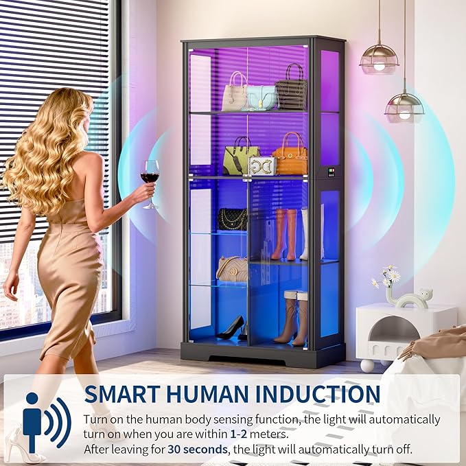 HNEBC Glass Display Cabinet