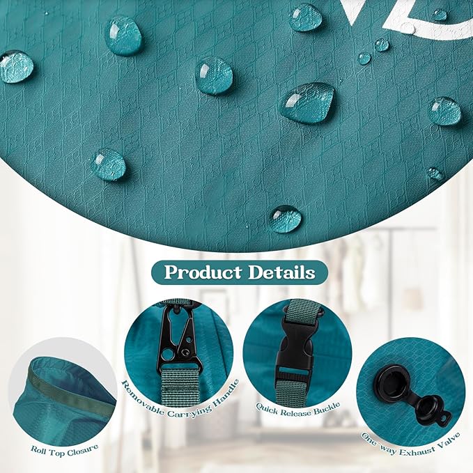 Travel Laundry Bag, Vacuum Compression Dirty Clothes Travel Bag, Waterproof
