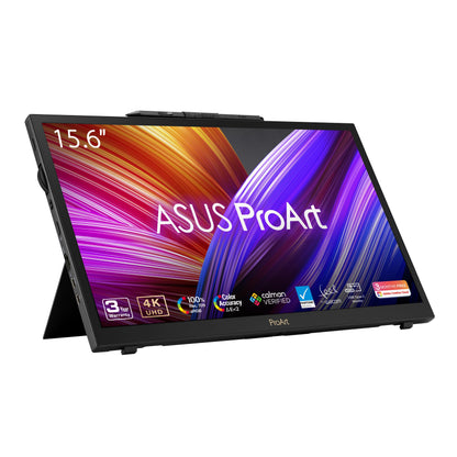 ASUS ProArt Display 14” 1080P Portable Touchscreen Monitor (PA148CTV) - Full HD, IPS, 100% sRGB/Rec.709, Color Accuracy ΔE < 2, Calman Verified, USB-C Power Delivery, Micro HDMI, Tripod Socket,Black