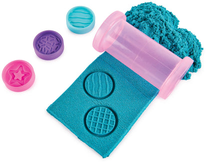 Kinetic Sand Shimmer, Unicorn Bake Shoppe Playset, 453g of Kinetic Sand (Shimmer Teal and Pink Neon), 8 Unicorn Tools, Sensory Toys for Kids Aged 3 and up