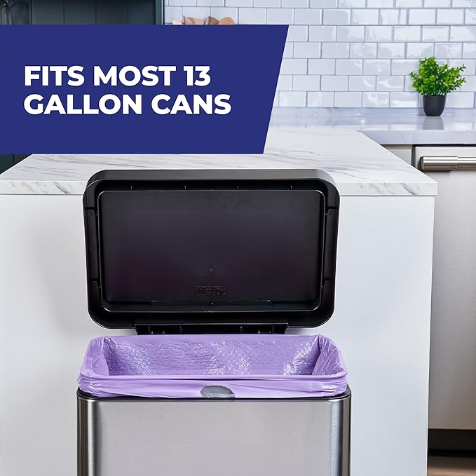 Hefty Ultra Strong 13 Gallon Trash Bags, Tall Kitchen Trash Bags 13 Gallon Size