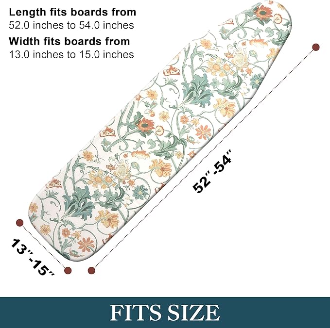 Premium Ironing Board Cover and Pad – Reflective Heat Technology, Heavy-Duty