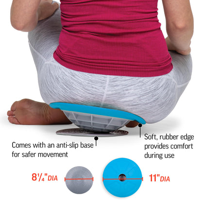 OPTP Pelvic Rocker Core Trainer – Balance Disc for Core Stability and Pelvic Floor Training – Hip Mobility Trainer and Pilates Exercise Equipment for SI Joint Support