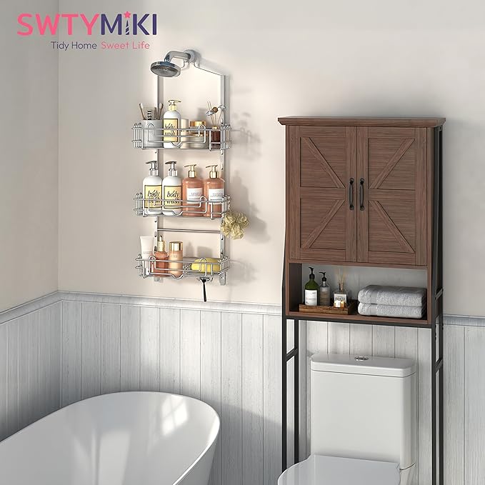SWTYMIKI Shower Caddy Hanging Organizer