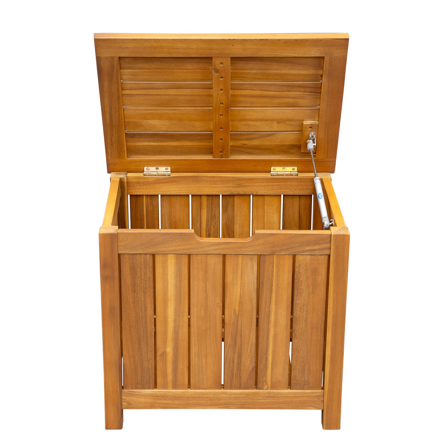 Christopher Knight Home Kensy Acacia Wood Outdoor Storage Box, 30 Gallons Wooden Patio Deck Box, Garden Backyard Storage Bench, Outdoor Storage Container for Patio Furniture Cushion, Tool, Teak Finish
