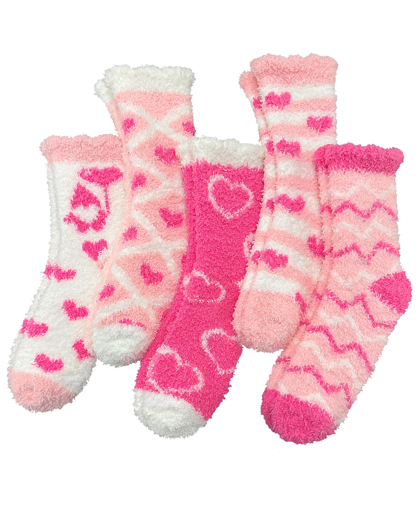 TEHOOK Warm & Cozy Valentines Gifts for Women, Fluffy Fuzzy Plush Sleeping Slipper Socks - Soft Warm Fabric