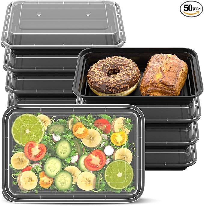 28oz Meal Prep Containers, Reusable Bento Box