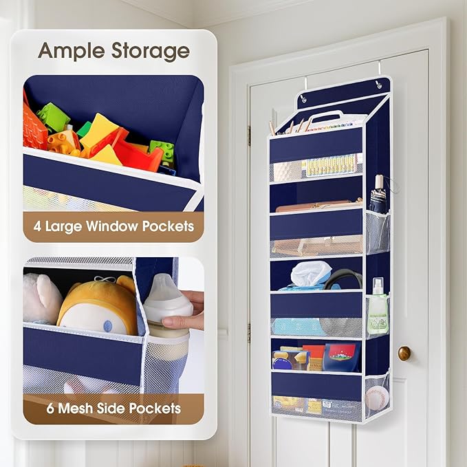 1 Pack Over The Door Organizer, Hanging Storage Organizer