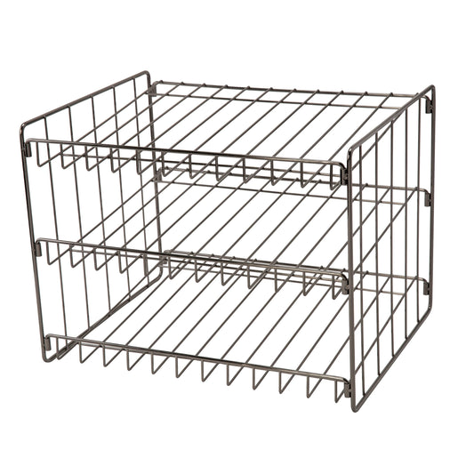 Kitchen Details 3 Tier Can Organizer | Canned Food Storage Rack | Kitchen Cabinet and Pantry Organization | Holds 36 Cans | Space Saving | Chrome