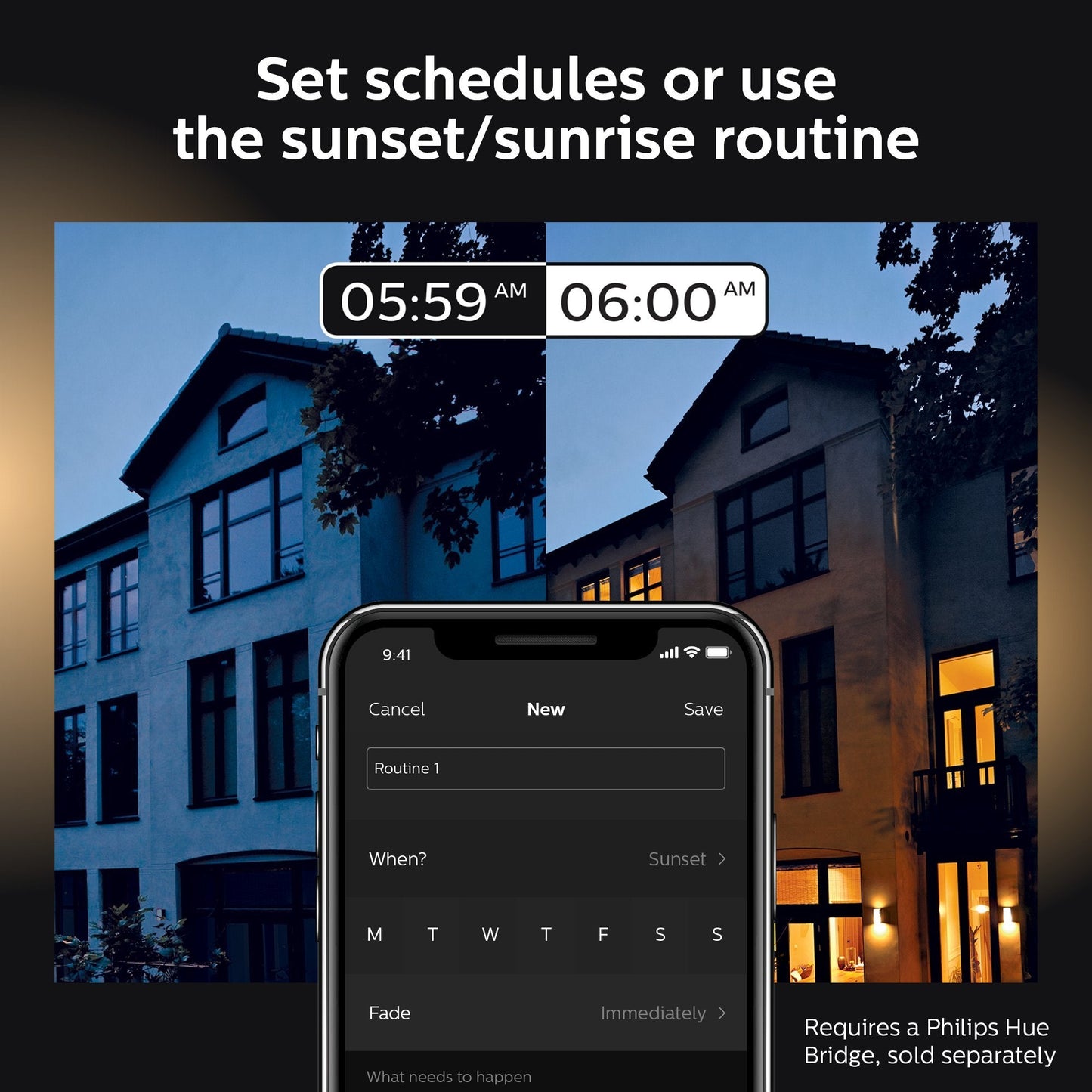 PHILIPS Hue Smart 100W PAR38 LED Bulb, 2 Pack, White & Color Ambiance Color-Changing Light, 1300LM, E26, Outdoor Light Bulbs, Control with Hue App, Works with Alexa, Google Assistant and Apple Homekit