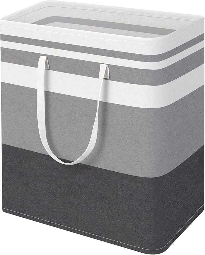 HomeHacks Large Laundry Basket, Waterproof, Freestanding Laundry Hamper