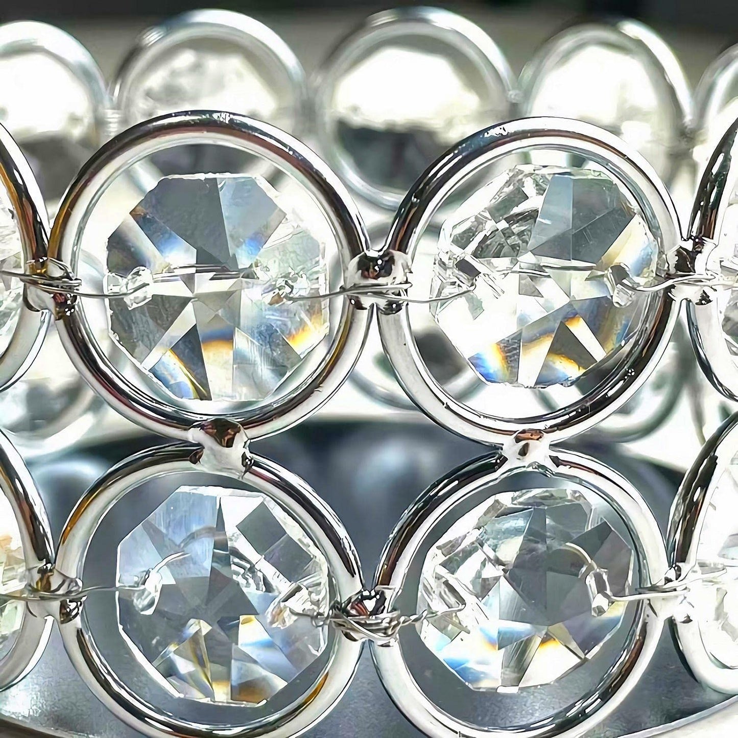 Pack of 20 Silver Crystal Tealight Candleholders - Candlestick Bowls Tea Lamp Candle Holders, Votive Candlestick Holders for Table Centerpieces, Diwali Decorations for Wedding Holiday Party Home Decor