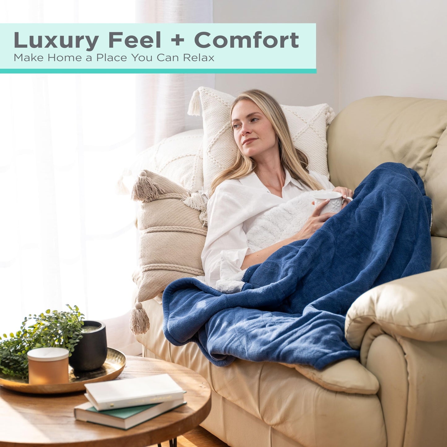 BLACK+DECKER Heated Blanket Electric Throw, Fleece Electric Blanket, Heating Blanket with 4 Heating Levels, 3H Timer, Auto Shutoff, Fast Heating (50x60 inches, Maroon)