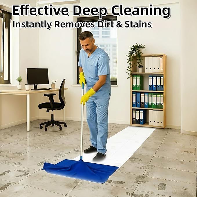 4Pcs Extra Large Microfiber Cleaning Cloths – 30x20 in Mop Towels