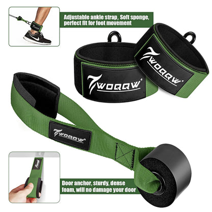 Heavy Resistance Bands for Working Out, 350lbs/450lbs Exercise Bands with Handles, Workout Bands Set for Men, Fitness Weight Bands for Muscle Strength Training, Stretching, Slim, Home Gym Equipment