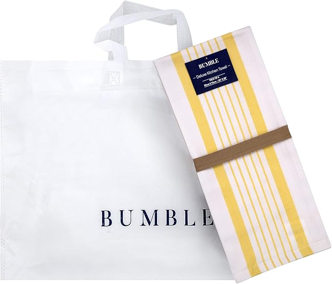 Premium Kitchen Towels | Large Cotton Dish Towels | Flat & Terry Highly