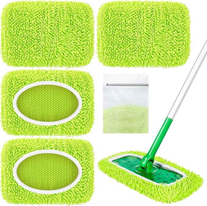 Reusable Microfiber Pads Compatible