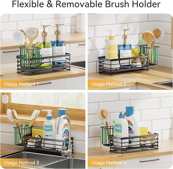 Yofidra Sponge Holder for Kitchen Organizer: Sink Caddy