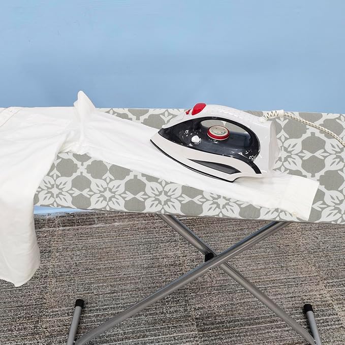 Ironing Board Cover and Pad, Thick Padding, Elastic Edge, Silicone Coated