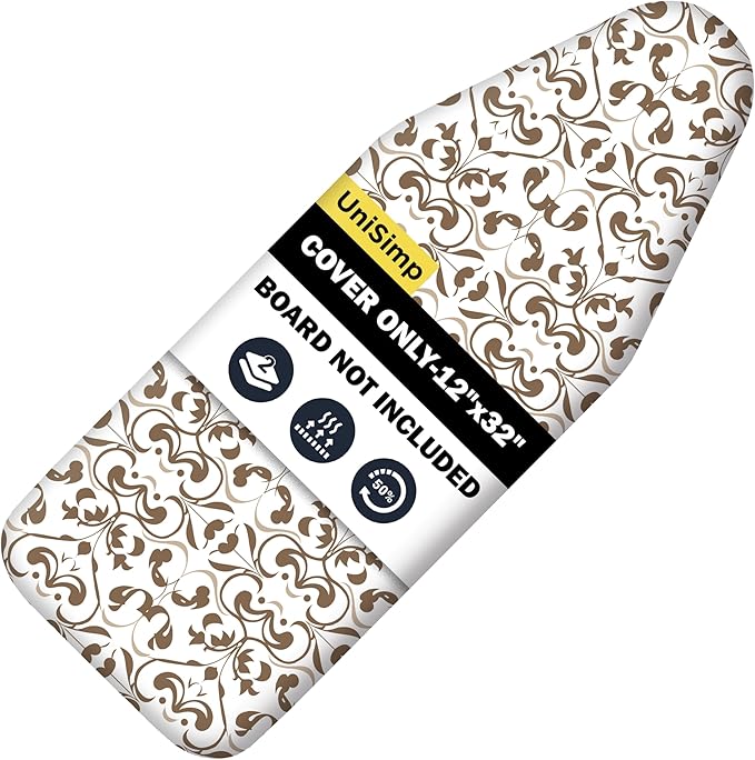 Small Ironing Board Cover and Pad 12"x32" Small Iron Board Cover