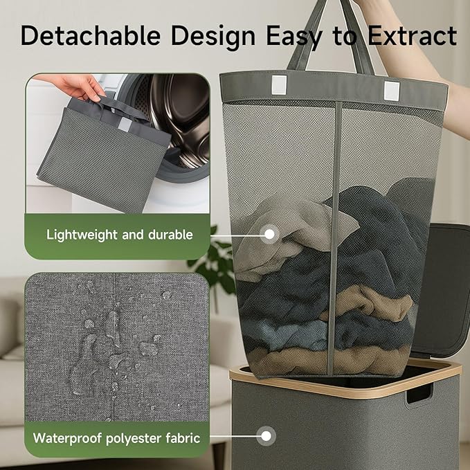 100L Foldable Laundry Basket