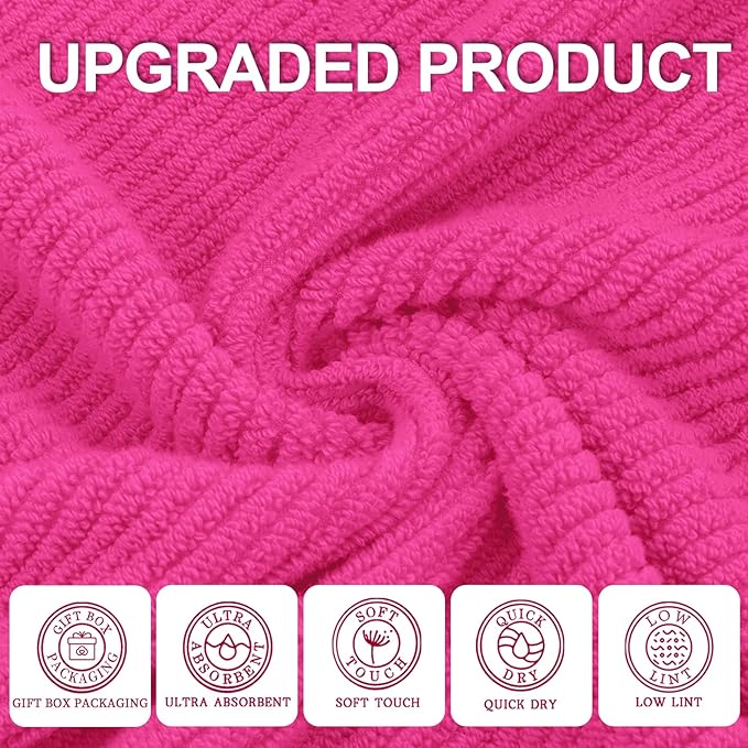 Hot Pink Towels for Bathroom