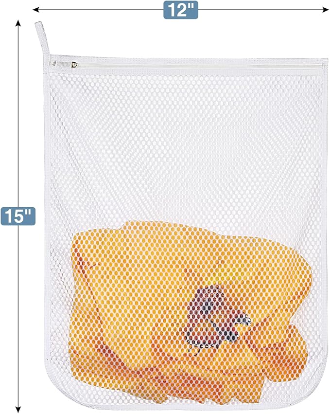 3 pcs Durable Honeycomb Mesh Laundry Bags