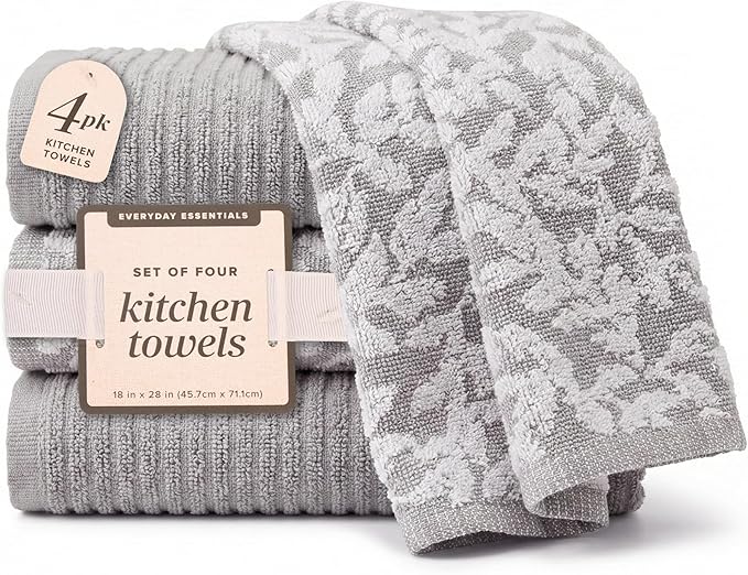MosJos Kitchen Towels, Cotton Hand Towels, 18 x 28 Kitchen Linens