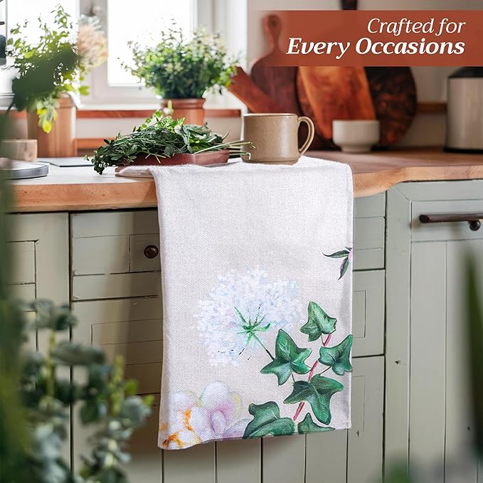 Maison d' Hermine Kitchen Towels Set of 3 100% Cotton 27.50" x 20" Reusable