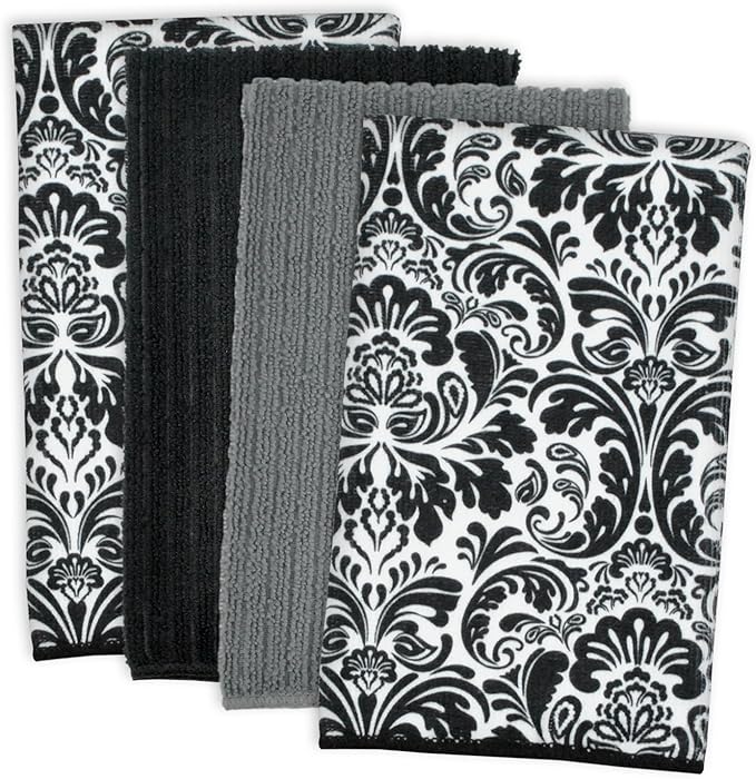 DII Cleaning Collection Multi-Purpose Microfiber, Dishtowel Set