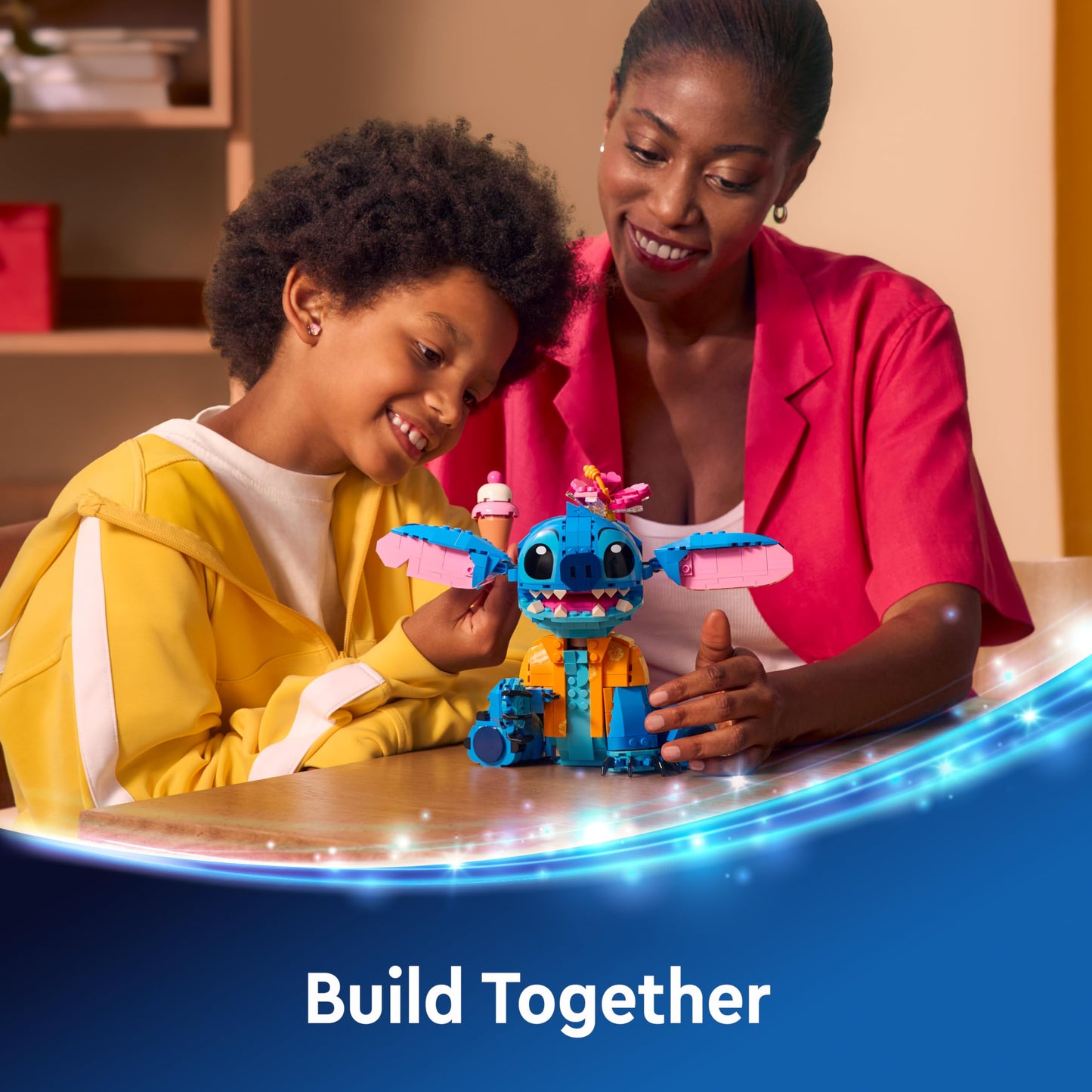 LEGO | Disney Stitch Building Toy for 9 Plus Year Old Kids, Girls & Boys, Creative Play set with Ice-Cream Cone and Character Figure, Fun Birthday Gift for Fans 43249