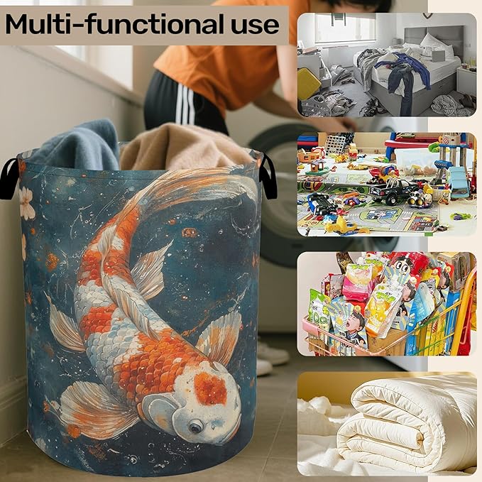 Japanese Style Fish Laundry Basket