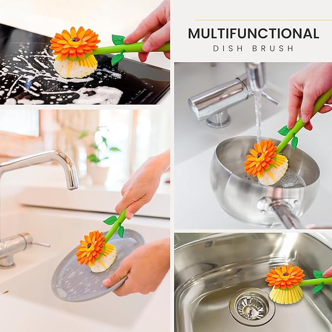 Vigar Flower Power Dish Brush