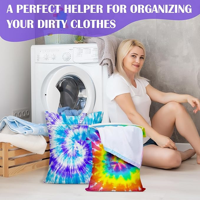 2 Pcs Large Travel Laundry Bag Waterproof