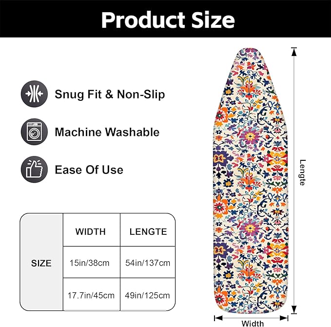 Ironing Board Cover for Crafting, Flat Decoration