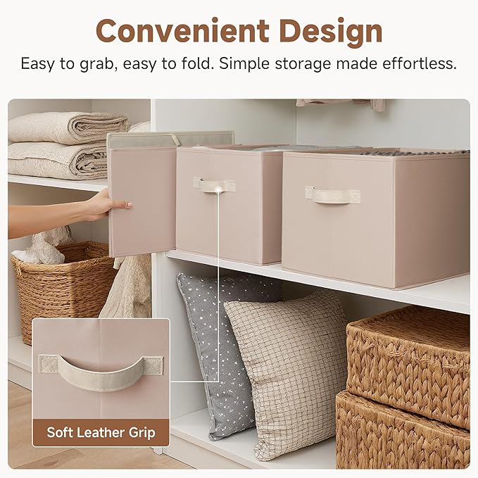 StorageWorks Storage Baskets for Shelves, Closet Organization and Storage Bins