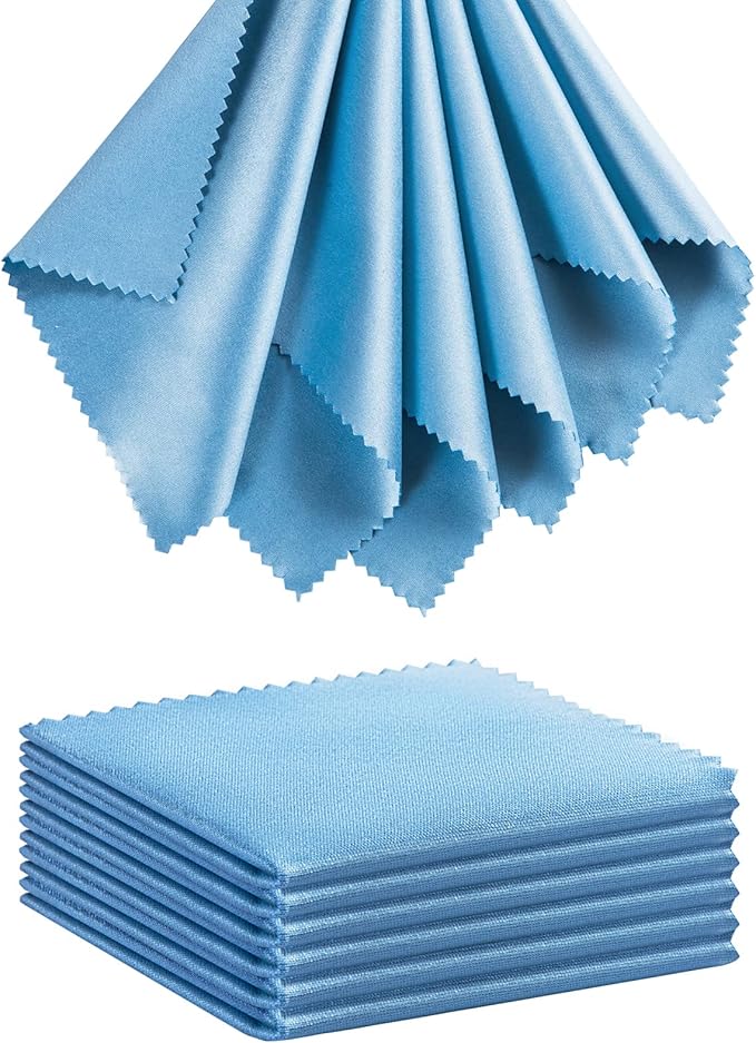 Eyeglass Cleaning Cloth Glasses Cleaner 12Pack Microfiber Lens Cleaner Eyewear