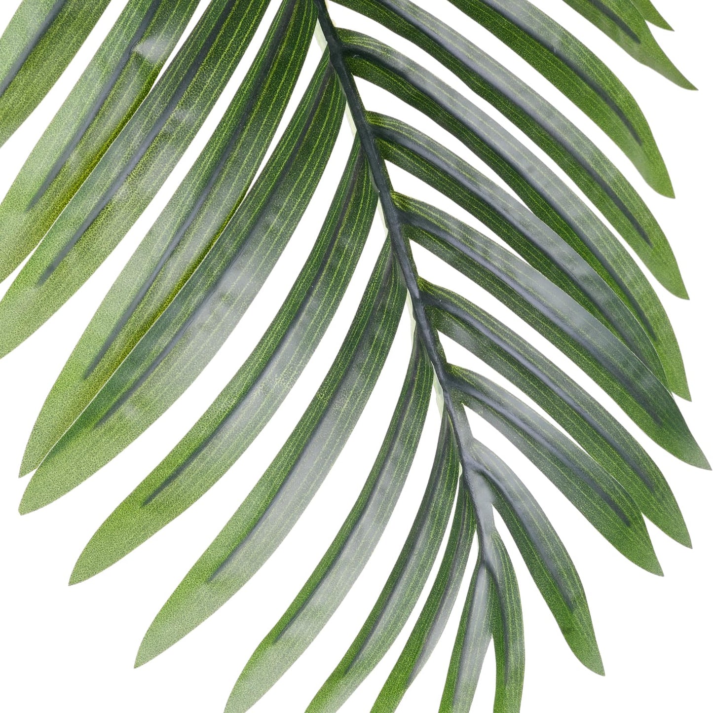 5ft Artificial Palm Tree Indoor Plant，Triple Faux Tropical Areca Floor Plant in Pot，Artificial Plants with Lifelike Leaves for Home Office Decor