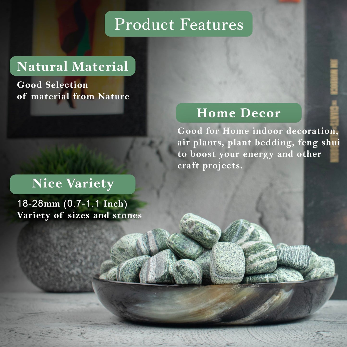 BEZAVO Swiss Opal Crystal Stones Bulk Natural Tumbled Healing Crystals for Reiki, Meditation, Witchcraft, Jewelry Making & Energy Work Polished Gemstone Set for Spiritual Home Décor, 1 LB